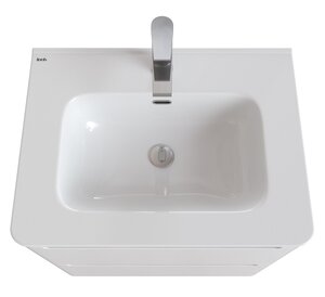 Изображение товара Раковина Iddis Optima Home 60 см белая с переливом для ванной комнаты