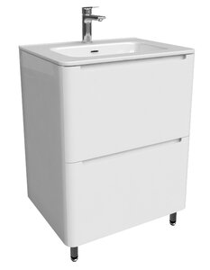 Изображение товара Тумба с раковиной Iddis Edifice 60 см подвесная, 2 ящика, белая