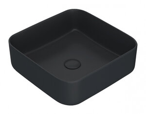 Изображение товара Раковина Iddis Bridge BRIBM04i27 39 см накладная, черный матовый