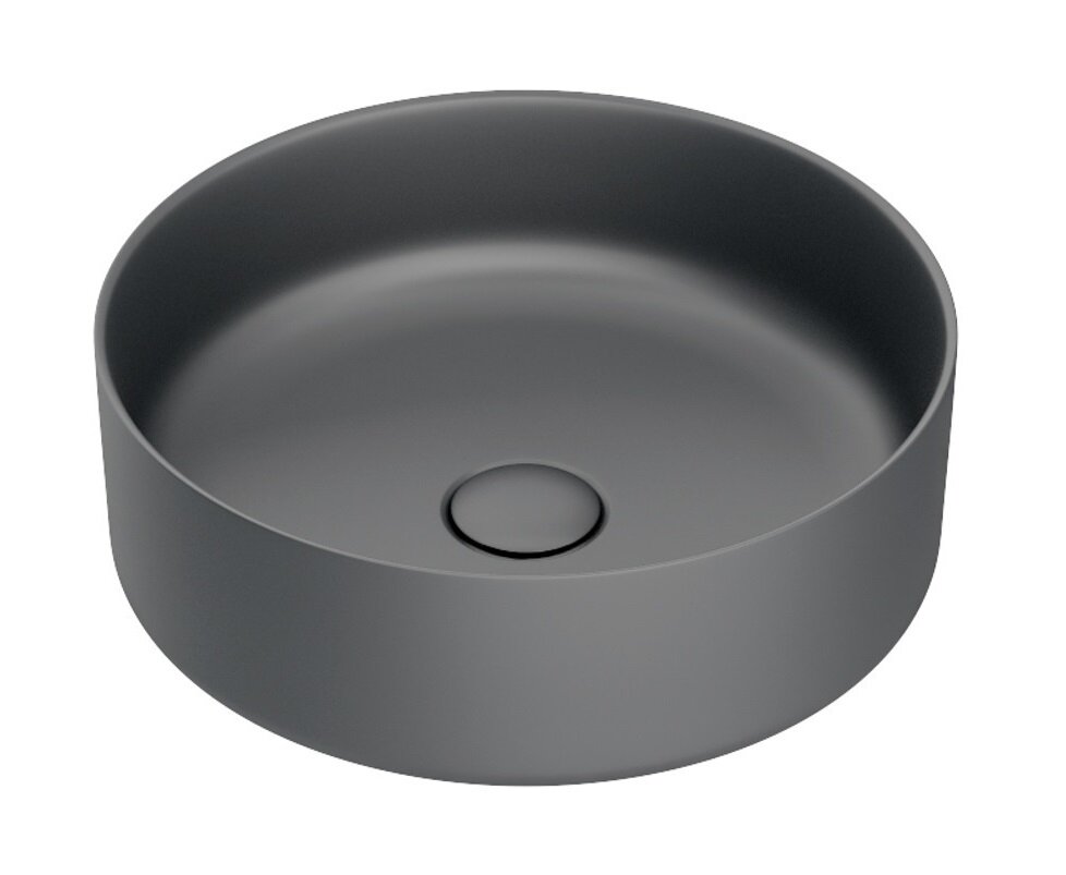Изображение товара Раковина Iddis Ray 35.5 см накладная серый матовый