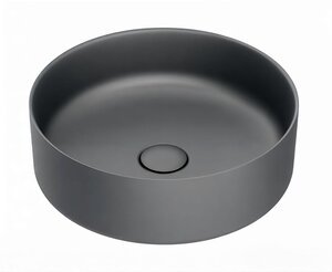 Изображение товара Раковина Iddis Ray 35.5 см накладная, серый матовый, RAYGM03i27