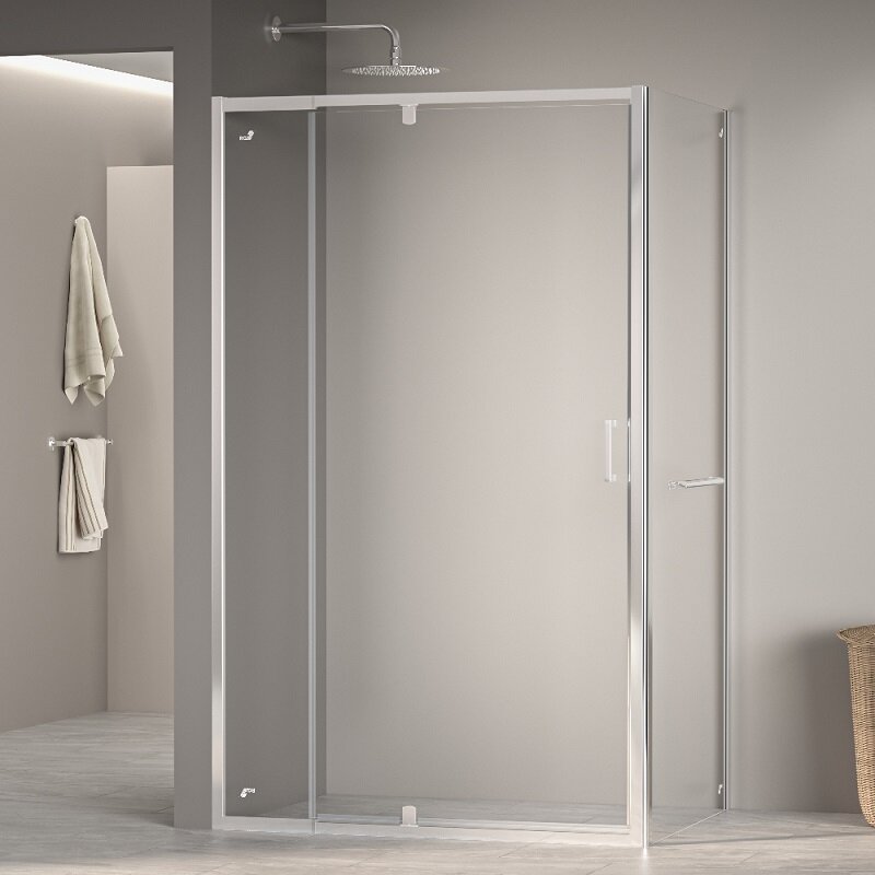 Изображение товара Душевой уголок RGW PA-078-1 110x90 см с полотенцедержателем стекло прозрачное