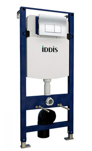 Изображение товара Инсталляция для подвесного унитаза Iddis Optima Home OPH00GCi32K, клавиша смыва хром