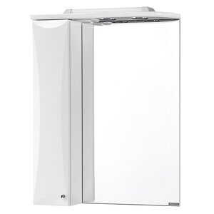 Изображение товара Зеркальный шкаф Акватон Джимми 57, 1A034002DJ01L, левый, цвет белый