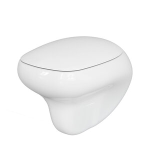 Изображение товара Подвесной унитаз Ambassador Diamond 123T20001R белый глянцевый