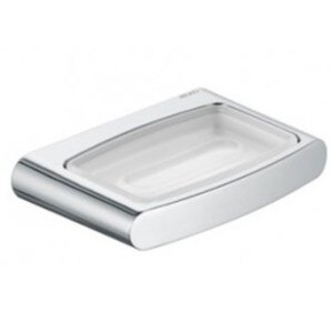 Изображение товара Мыльница Keuco Elegance New 11655 019000 из стекла с хромированным держателем