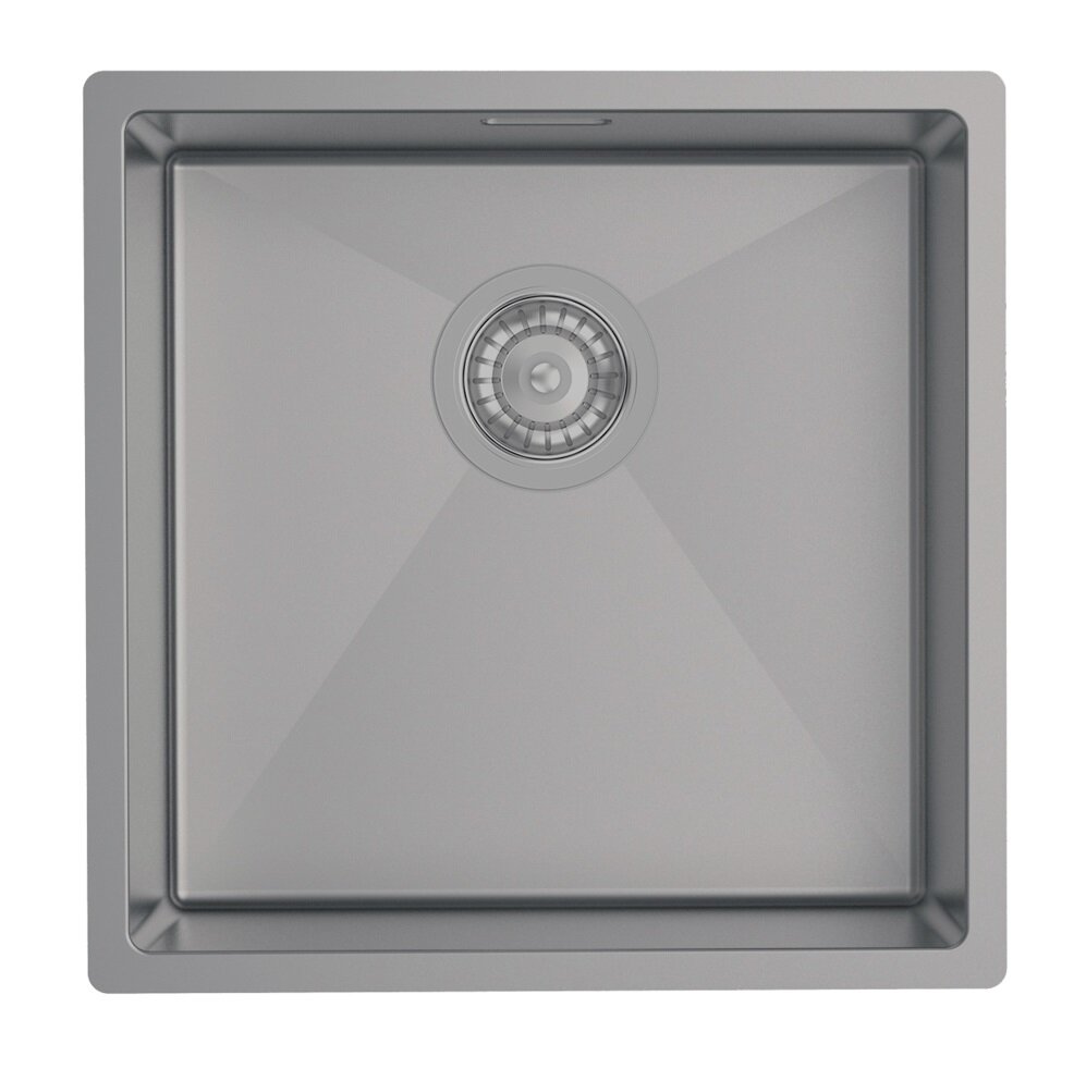 Изображение товара Мойка кухонная Iddis Edifice 44 см, 1 чаша, графит, встраиваемая