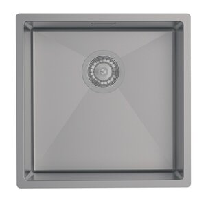 Изображение товара Мойка кухонная Iddis Edifice EDI44G0i77 44 см, 1 чаша, графит