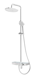 Изображение товара Душевая система Iddis Shelfy SHESB3Bi06, с управлением Push Control, верхний душ, хром