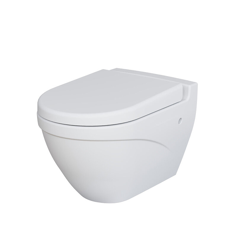 Изображение товара Подвесной унитаз Ambassador Nord 133T20101 белый матовый безободковый