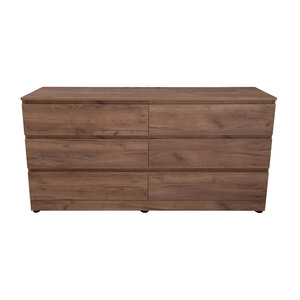 Изображение товара Комод Aquanet Сканди, 160 x 48.3 х 79.7 см, напольный, 6 ящиков, дуб крафт, 00302548