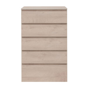 Изображение товара Комод Aquanet Сканди, 70 x 40.3 х 113.7 см, напольный, 5 ящиков, дуб эдгрейн, 00302551