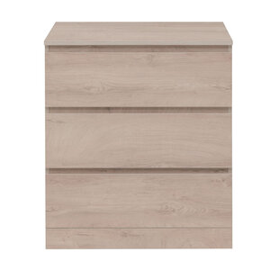 Изображение товара Комод Aquanet Сканди 70x40.3x79.7 см, дуб эдгрейн, напольный, 3 ящика