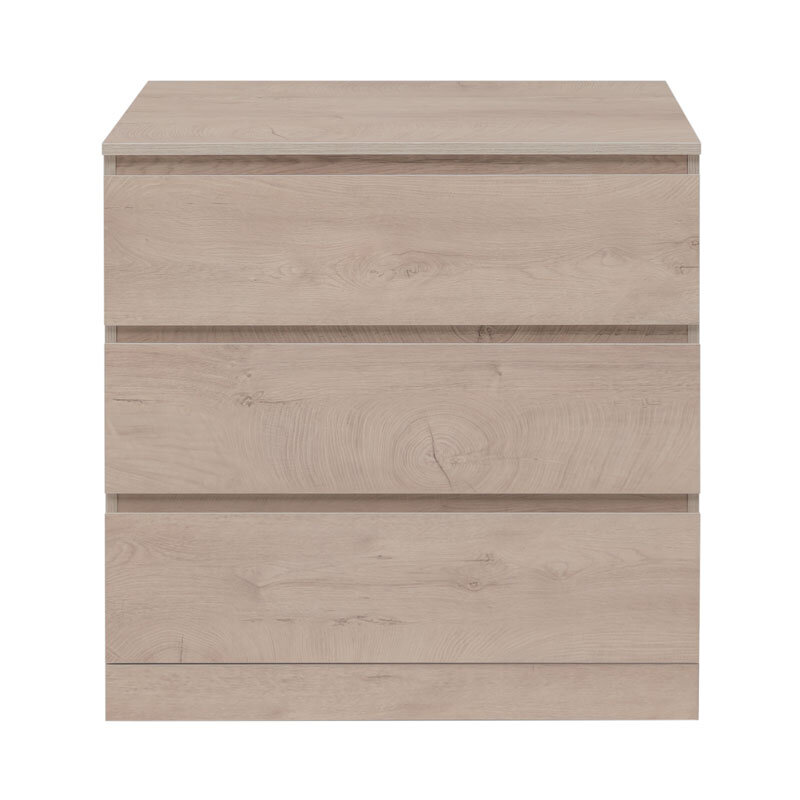 Изображение товара Комод Aquanet Сканди, 80 x 48.3 х 79.7 см, напольный, 3 ящика, дуб эдгрейн, 00302543