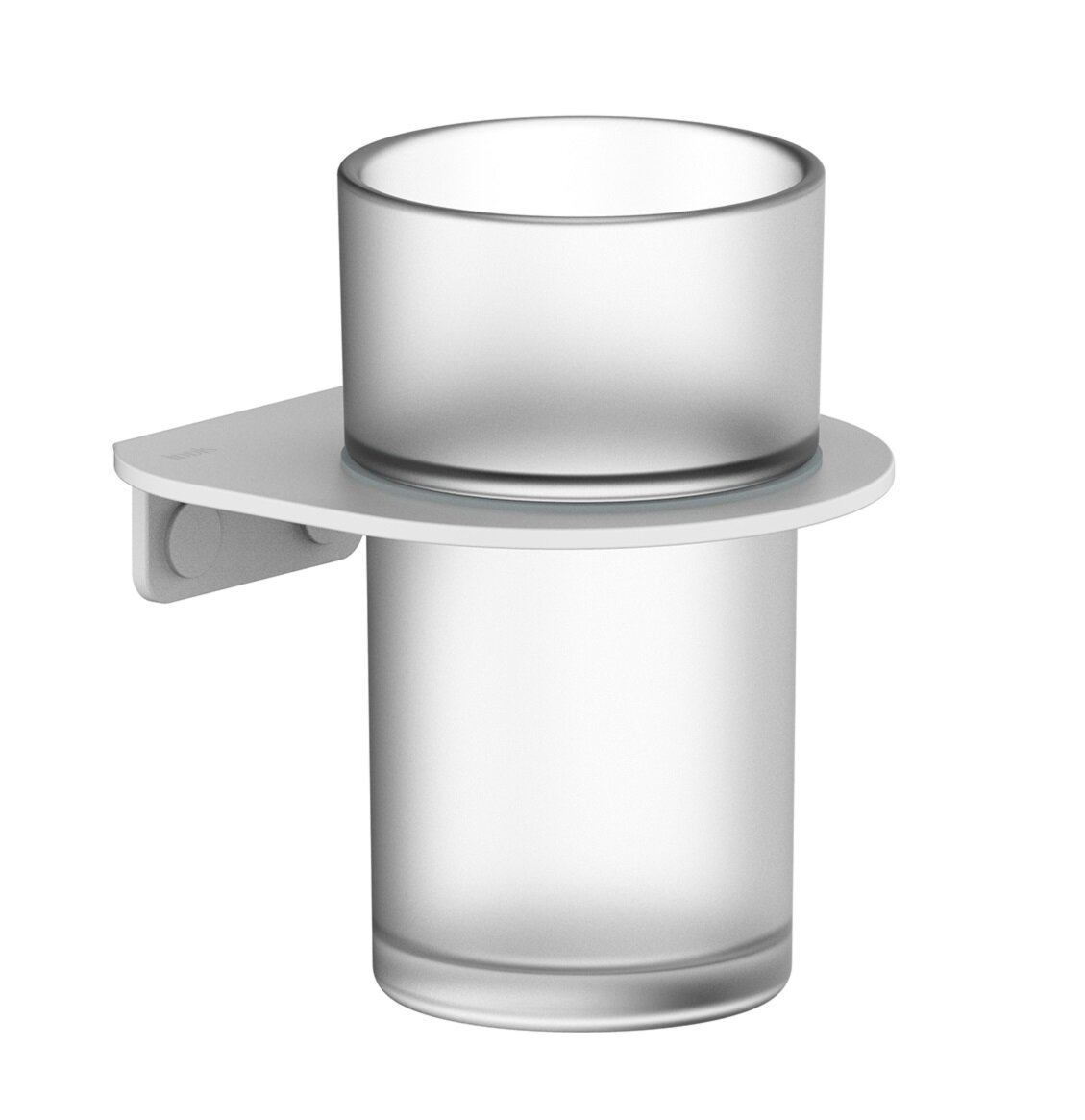 Изображение товара Стакан Iddis Noa для зубных щеток настенная установка белый матовый