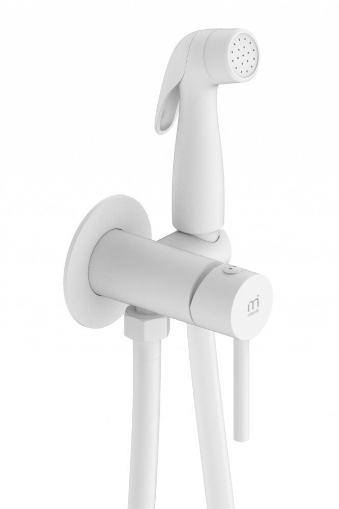 Изображение товара Гигиенический душ Milardo Tidy 001WTR0M08 со смесителем Белый матовый