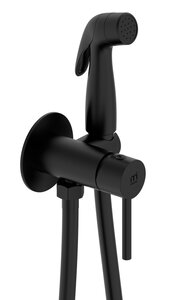 Изображение товара Гигиенический душ Milardo Tidy, 001BLR0M08, со смесителем, черный матовый