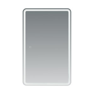 Изображение товара Зеркальный шкаф Aquanet Оптима (Optima), 60 х 80 см, с LED подсветкой, сенсорный выключатель, 00311860