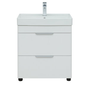 Изображение товара Тумба под раковину Aquanet Ирис new 60, напольная, белый глянец, 00310152