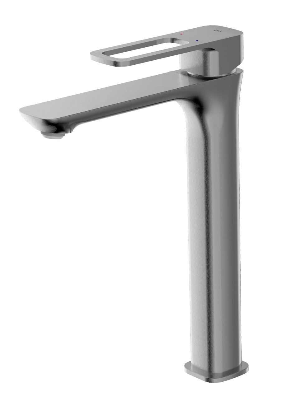 Изображение товара Смеситель для раковины Iddis Slide SLIGM01i01 графит, горизонтальный монтаж