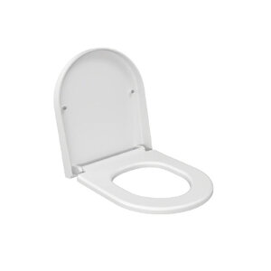 Изображение товара Крышка-сиденье для унитаза Ambassador Queen 112T20001, быстросъемное с микролифтом, цвет белый глянцевый