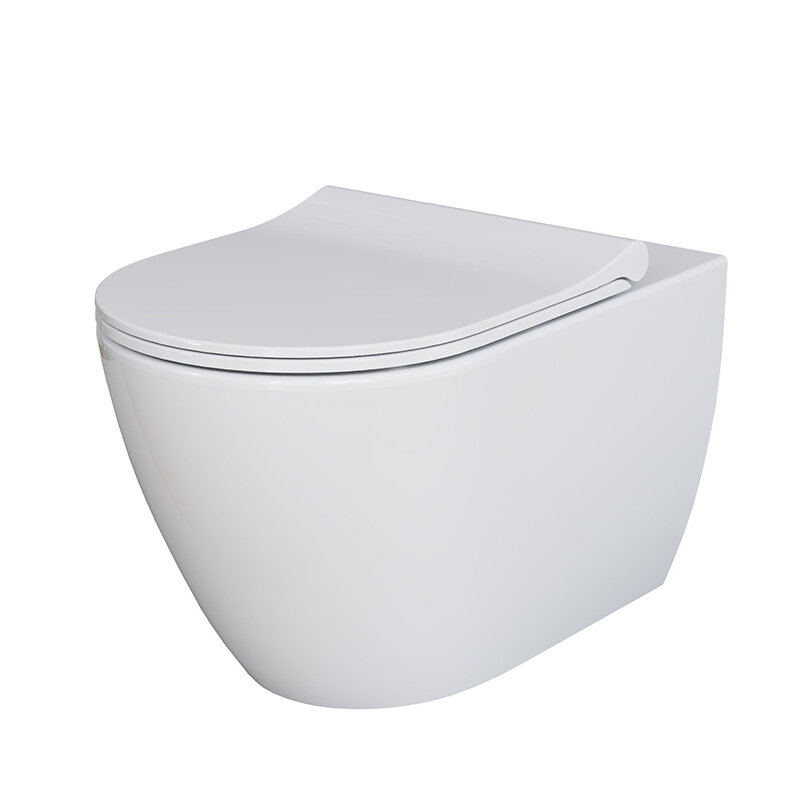 Изображение товара Подвесной унитаз Ambassador Queen безободковый с сиденьем микролифт