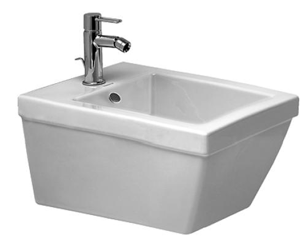 Изображение товара Биде Duravit 2nd floor 2254150000 подвесное белое прямоугольное фарфоровое