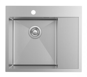 Изображение товара Мойка кухонная Iddis Haze 59 см, чаша слева/чаша справа, сатин, HAZ59SLi77/HAZ59SRi77