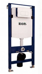 Изображение товара Инсталляция для подвесного унитаза Iddis Optima Home OPH0000i32K, клавиша смыва белая