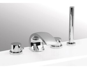 Изображение товара Смеситель Vega Arco Гл000025408 на борт ванны хром Италия 3 года гарантия