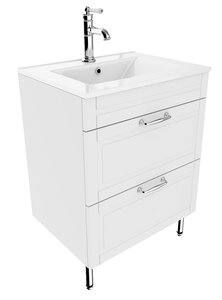 Изображение товара Тумба под раковину Iddis Oxford 60 см подвесная, белый матовый, OXF60W0i95
