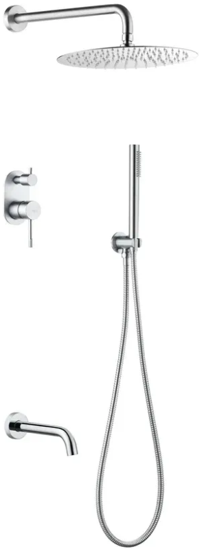 Изображение товара Душевая система Boheme Uno верхний и ручной душ хром 464-2-CR