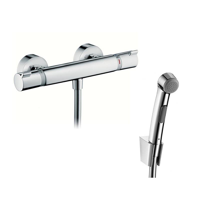 Изображение товара Гигиенический душ Hansgrohe Ecostat Comfort 13116000/3212800, со смесителем, хром
