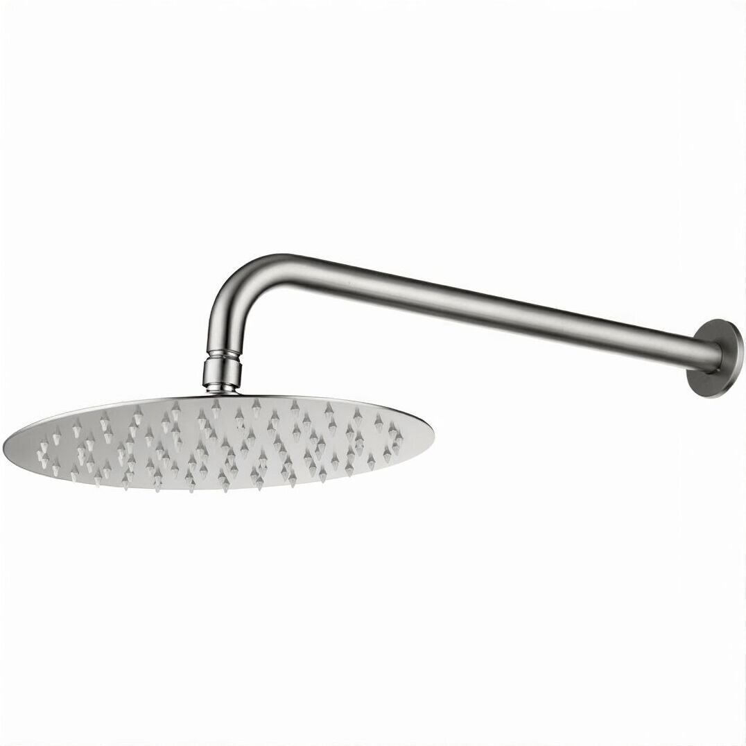 Изображение товара Верхний душ Allen Brau Priority 5.31A17-BN, Slim круглый, 30 х 30 см, нержавеющая сталь, никель брашированный