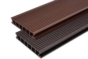 Изображение товара Террасная доска NauticPrime Deckron Classic, коричневый 153 x 28 x 4000мм