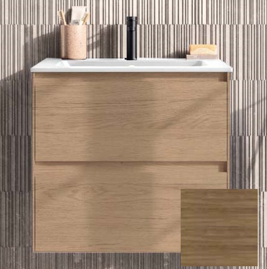 Изображение товара Тумба под раковину Berloni Bagno Way Block 60 см подвесная