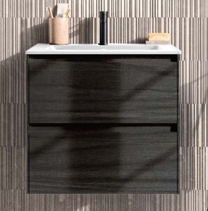 Изображение товара Тумба под раковину Berloni Bagno Way Block 60 см подвесная, montana, WAKBS2CEDIC 1442