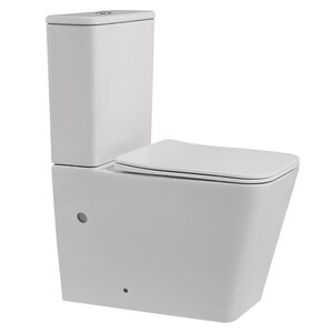 Изображение товара Унитаз-компакт Abber Rechteck AC1210, безободковый, сиденье микролифт, белый