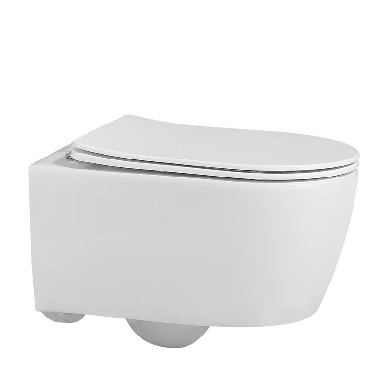 Изображение товара Подвесной унитаз Abber Bequem AC1104 безободковый с микролифтом белый