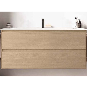 Изображение товара Тумба под раковину Berloni Bagno Way Block 100 см подвесная с двумя ящиками