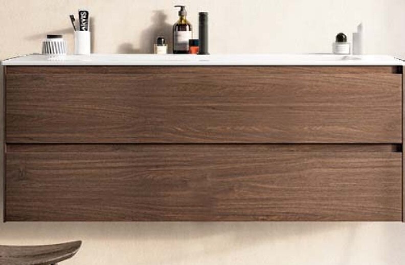 Изображение товара Тумба под раковину Berloni Bagno Way Block 100 см в цвете rovere cotto Изображение товара Тумба под раковину Berloni Bagno Way Block 100 см в цвете rovere cotto