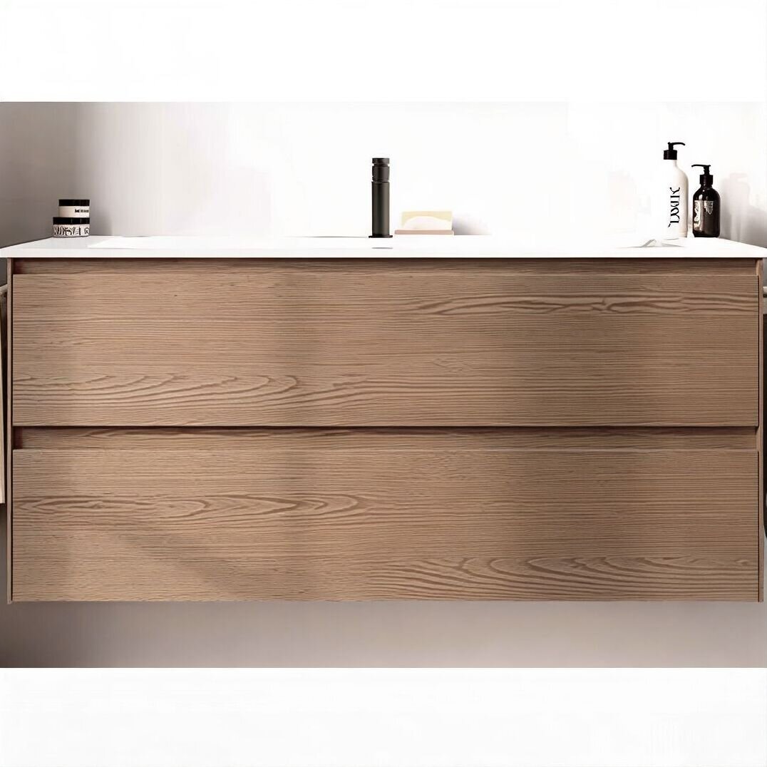 Изображение товара Тумба под раковину Berloni Bagno Way Block 120 см подвесная, rovere biondo, WAKBS2C6DIC 1429 Изображение товара Тумба под раковину Berloni Bagno Way Block 120 см подвесная, rovere biondo, WAKBS2C6DIC 1429