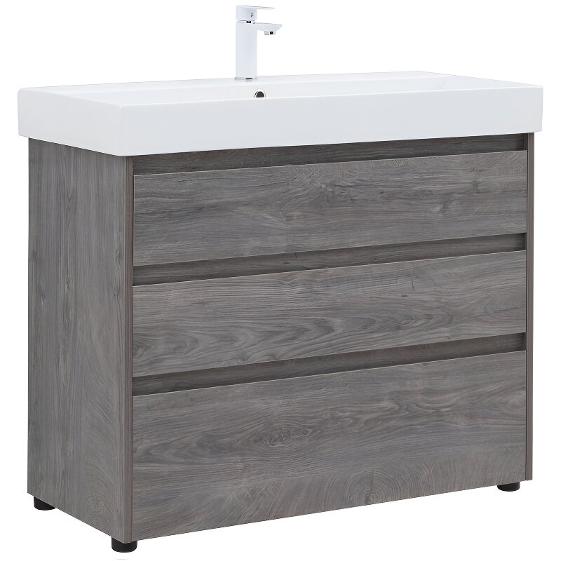 Изображение товара Тумба под раковину Aquanet Nova Lite 302479 цвет дуб рошелье