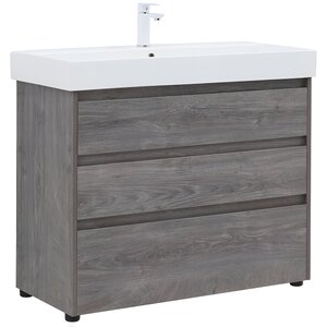 Изображение товара Тумба под раковину Aquanet Nova Lite 302479, 100 см, напольная, цвет дуб рошелье
