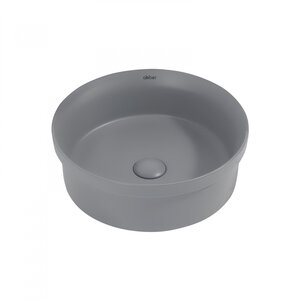 Изображение товара Раковина Abber Bequem AC2103MG 40x40 см накладная серый матовый