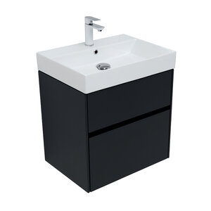 Изображение товара Тумба под раковину Aquanet Бруклин 60, подвесная, антрацит матовый