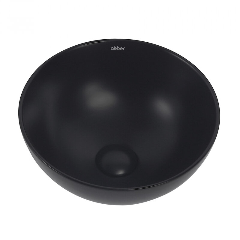 Изображение товара Раковина Abber Bequem AC2106MB 32 х 32 см, накладная, черная матовая