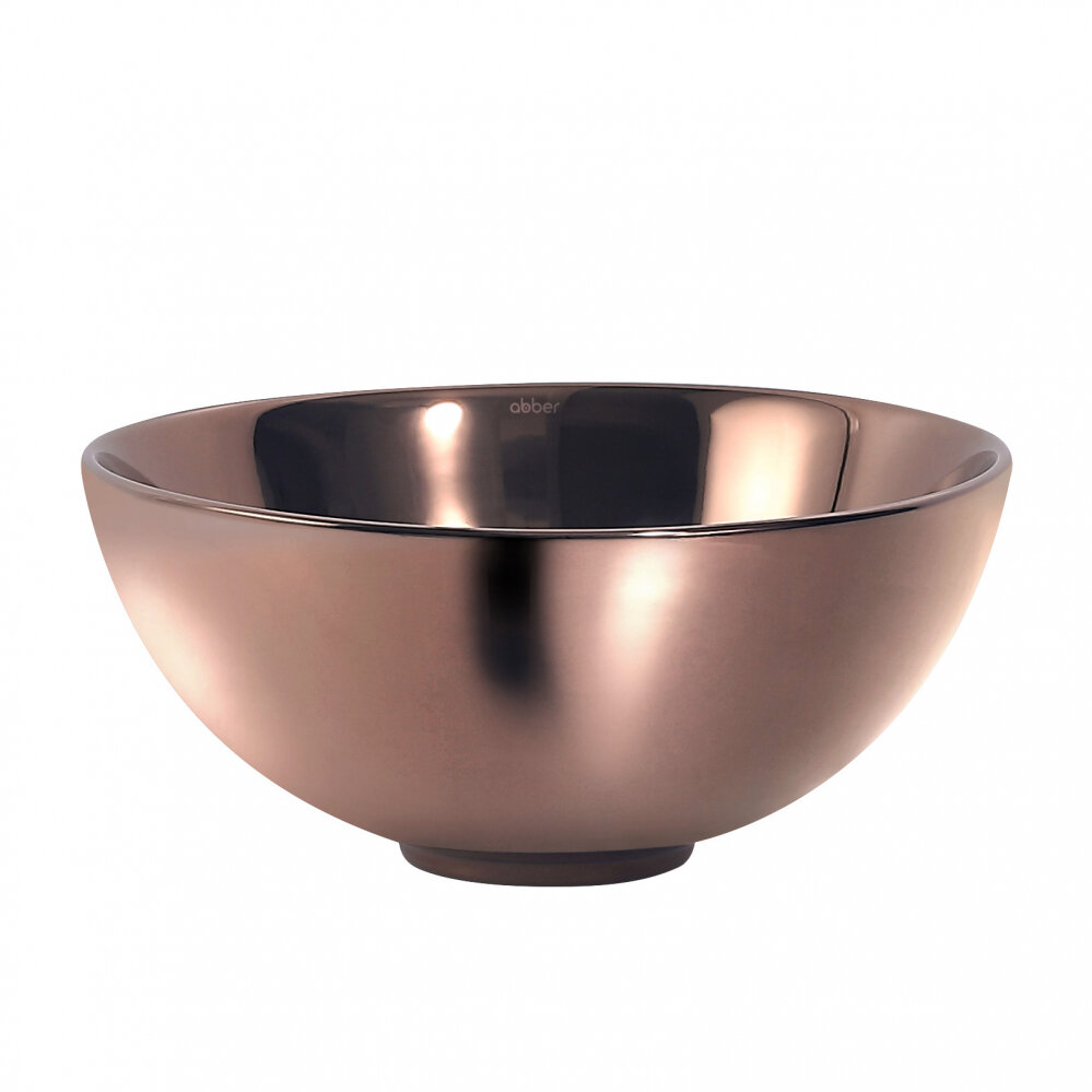 Изображение товара Раковина Abber Bequem AC2106RG 32 х 32 см, накладная, розовое золото