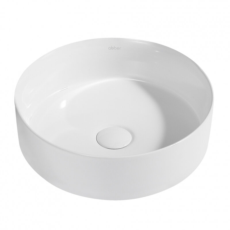 Изображение товара Раковина Abber Bequem AC2108 36x36 см накладная круглая белая Германия