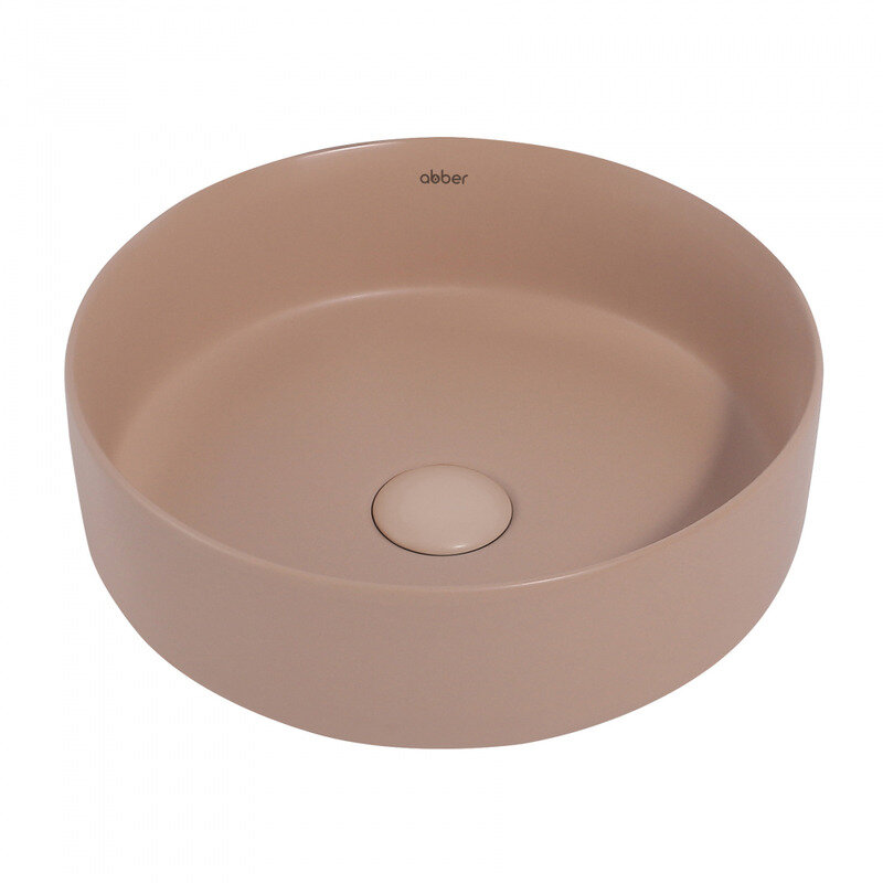 Изображение товара Раковина Abber Bequem AC2108MBB 36х36 см накладная бежевый матовый